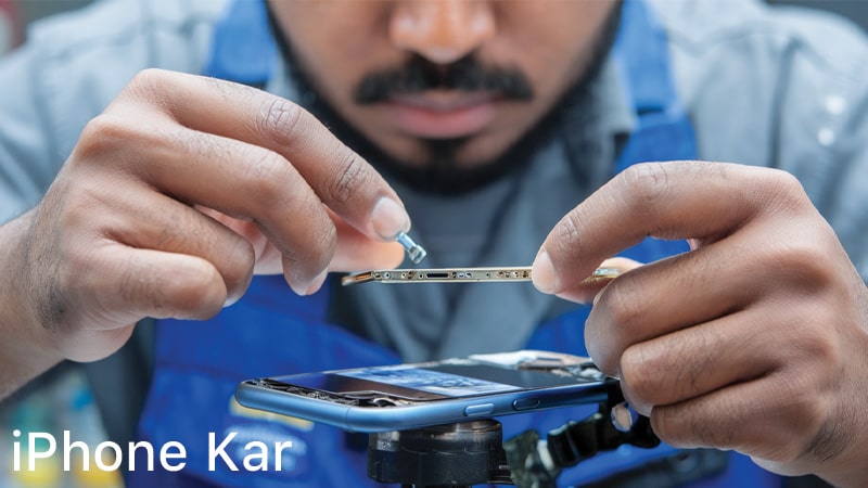 حل مشکل پریدن آنتن آیفون در مجموعه آیفون کار