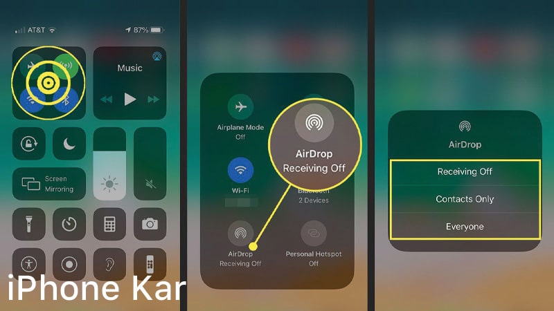 برنامه ایردراپ AirDrop