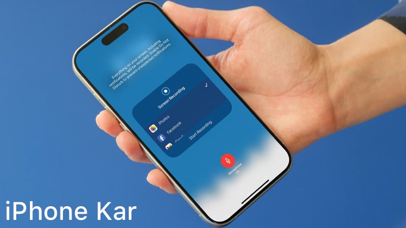 اسکرین رکوردر آیفون